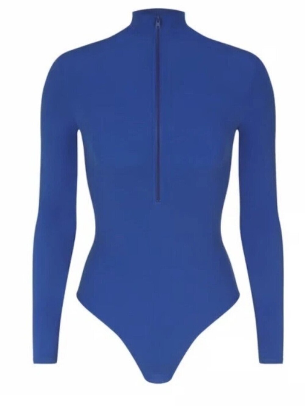 SKIMS Fits Everybody Zip Bodysuit | sapphire blue XL